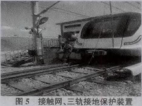 圖5為接觸網(wǎng)、不軌接地保護裝置